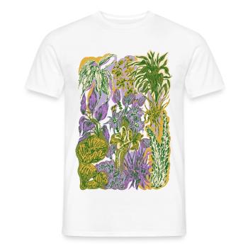 Dschungel - Männer T-Shirt - Weiß - Vorne - AI Model Male 178 dark (178cm)