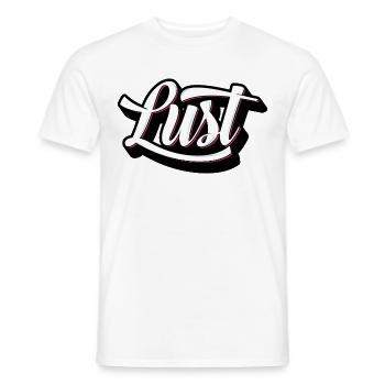 Lust - Männer T-Shirt - Weiß - Vorne - AI Model Male 178 dark (178cm)