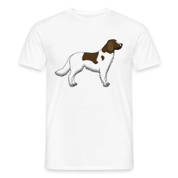 small Münsterländer - T-shirt homme - blanc - Devant - AI Model Male 178 dark (178cm)