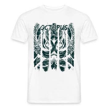 Oktopus - Männer T-Shirt - Weiß - Vorne - AI Model Male 178 dark (178cm)