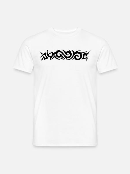 tribal tattoo - Männer T-Shirt - Weiß