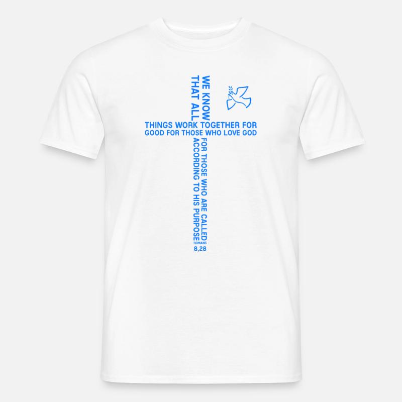 Jesus - Männer T-Shirt - Weiß