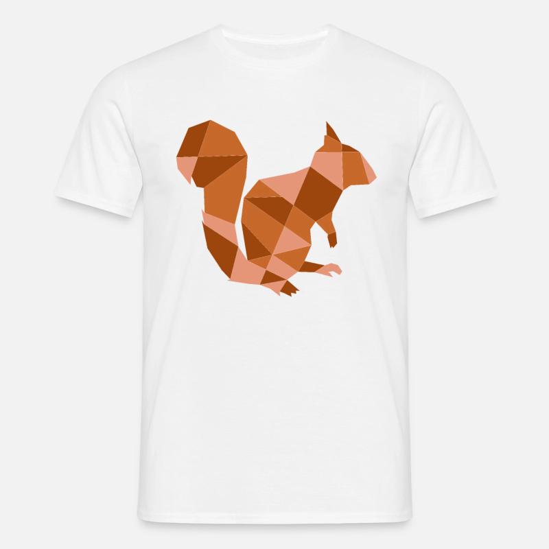 Eichhörnchen - Männer T-Shirt - Weiß