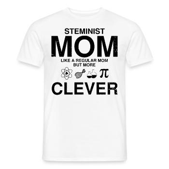 Professorin Steminist Designs für Equality Stem - Männer T-Shirt - Weiß - Vorne - AI Model Male 178 dark (178cm)