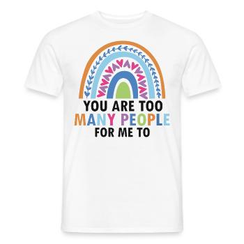 Thérapie de la dyslexie pour le mois de la dyslexie - T-shirt homme - blanc - Devant - AI Model Male 178 dark (178cm)