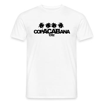 ACAB COPACABANA Shirt gift gift 1312 all cops - Men's T-Shirt - white - Front - AI Model Male 178 dark (178cm)