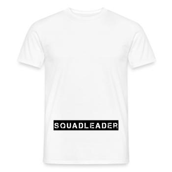 Chef d’escouade - T-shirt homme - blanc - Devant - AI Model Male 178 dark (178cm)