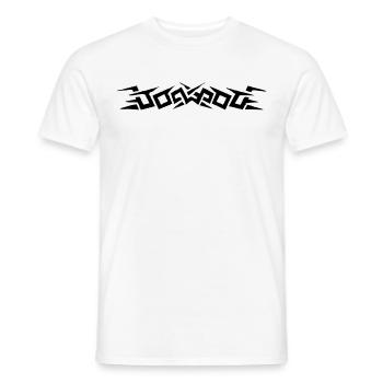 tribal tattoo - T-shirt homme - blanc - Devant - AI Model Male 178 dark (178cm)