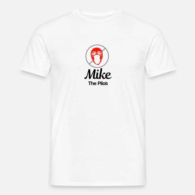 Pilot - Männer T-Shirt - Weiß