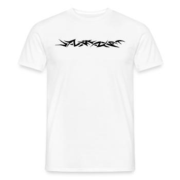 tribal tattoo - T-shirt homme - blanc - Devant - AI Model Male 178 dark (178cm)