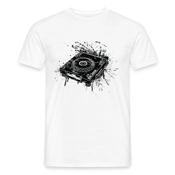 CDJ 1000 Graffiti DJ - Männer T-Shirt - Weiß - Vorne - AI Model Male 178 dark (178cm)