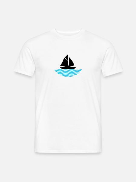boat - Men's T-Shirt - white