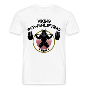 Viking Squat Bodybuilding Powerlifting Lifting Gym - T-shirt homme - blanc - Devant - AI Model Male 178 dark (178cm)