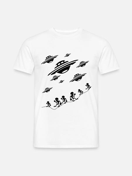 UFO - Men's T-Shirt - white