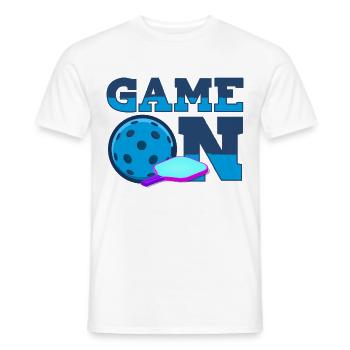 Pickleball Pickleball Joueur Pickleball Raquette - T-shirt homme - blanc - Devant - AI Model Male 178 dark (178cm)