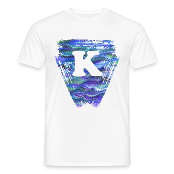 Dreieck E 103 K - T-shirt homme - blanc - Devant - AI Model Male 178 dark (178cm)