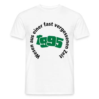 Jahrgang 1995 Wesen aus einer vergessenen Zeit - Männer T-Shirt - Weiß - Vorne - AI Model Male 178 dark (178cm)