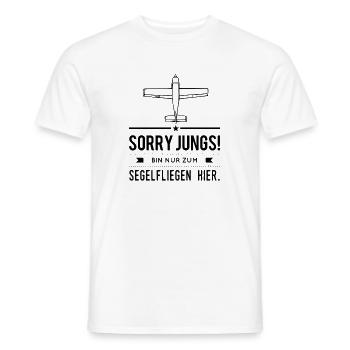 Segelfliegen Segelflug Spruch Frauen Geschenkidee - Männer T-Shirt - Weiß - Vorne - AI Model Male 178 dark (178cm)