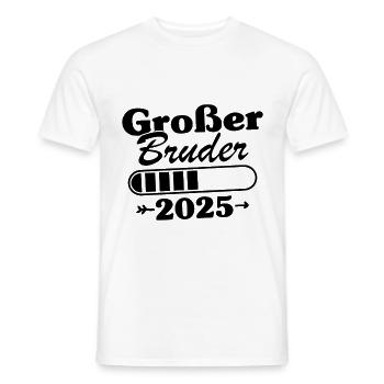 Großer Bruder Loading 2025 - Männer T-Shirt - Weiß - Vorne - AI Model Male 178 dark (178cm)