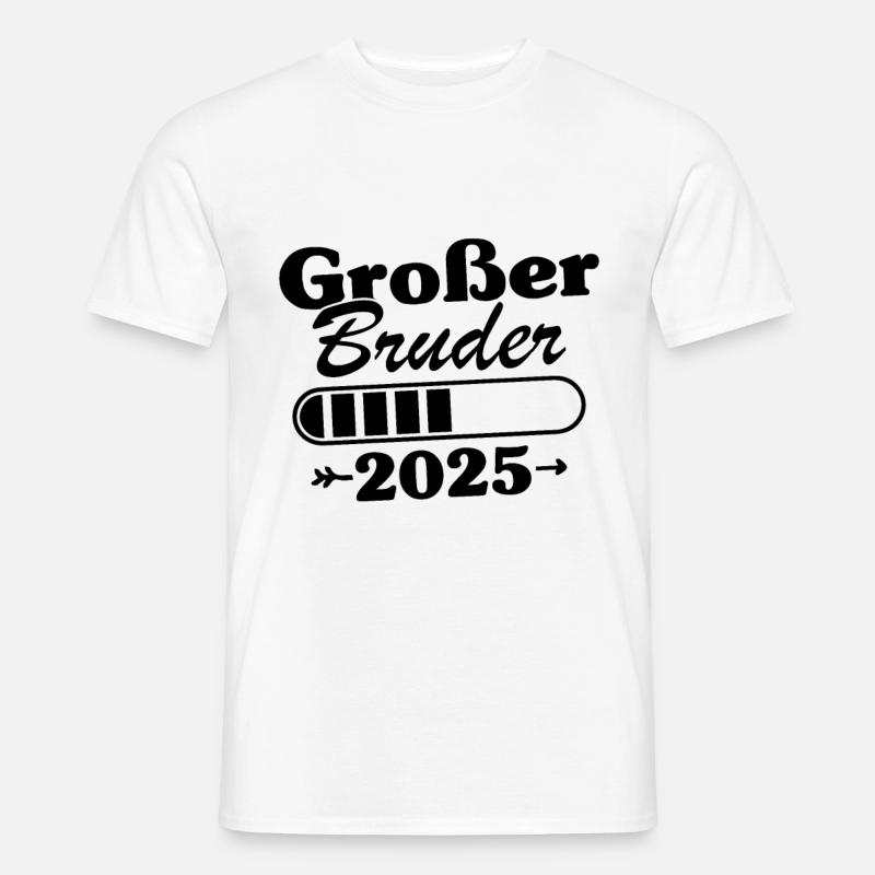 Großer Bruder Loading 2025 - Männer T-Shirt - Weiß