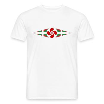 Euskadi (Basque Country) - Men's T-Shirt - white - Front - AI Model Male 178 dark (178cm)