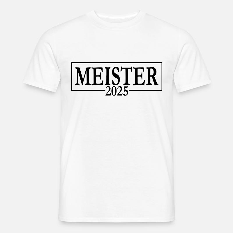 Meisterschaft 2025 - Männer T-Shirt - Weiß