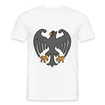 Deutschland Adler - Männer T-Shirt - Weiß - Vorne - AI Model Male 178 dark (178cm)