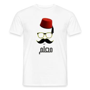 ARABISCHES MUSTER - Männer T-Shirt - Weiß - Vorne - AI Model Male 178 dark (178cm)