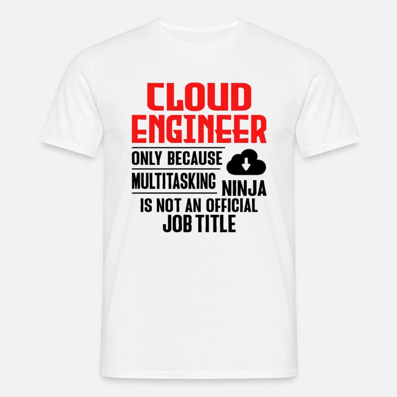 Cloud Administrator Cloud Devops - Men's T-Shirt - white