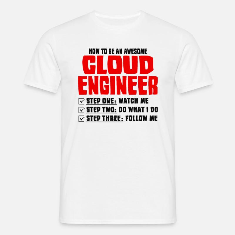Cloud-Administrator Cloud-Devops - Männer T-Shirt - Weiß