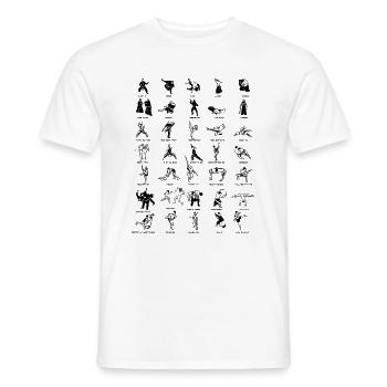 All Martial Arts Stile Martial Arts Kämpfer - Männer T-Shirt - Weiß - Vorne - AI Model Male 178 dark (178cm)