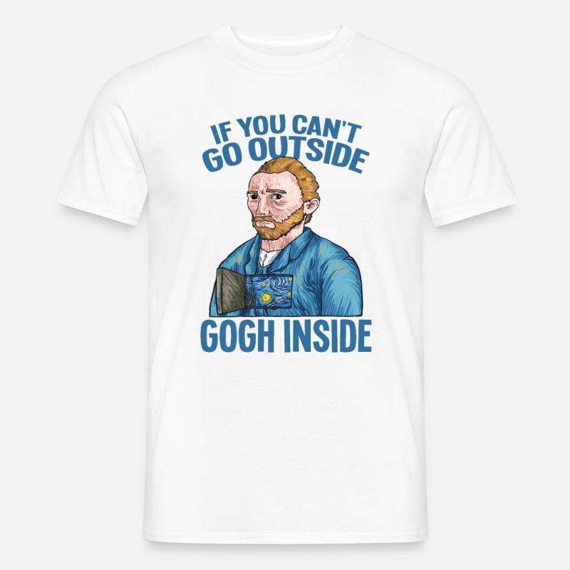 Van Gogh Kunst - Männer T-Shirt - Weiß
