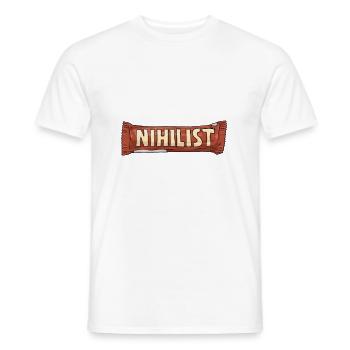 Existenzialismus Nihilismus - Männer T-Shirt - Weiß - Vorne - AI Model Male 178 dark (178cm)