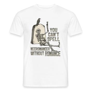 Mort-vivant Romance Nécromancien Squelette Gothique Sataniste - T-shirt homme - blanc - Devant - AI Model Male 178 dark (178cm)