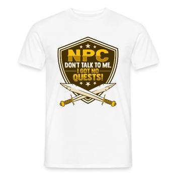 Larp Npc Rpg Role-player Larper - Men's T-Shirt - white - Front - AI Model Male 178 dark (178cm)