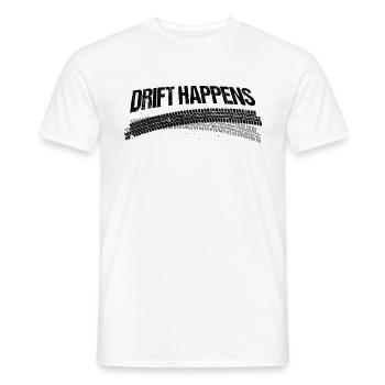 Drift findet statt Jdm Auto Motorsport - Männer T-Shirt - Weiß - Vorne - AI Model Male 178 dark (178cm)