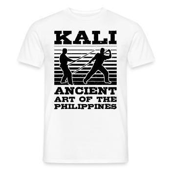 Kali Antike Kunst der Philippinen - Männer T-Shirt - Weiß - Vorne - AI Model Male 178 dark (178cm)