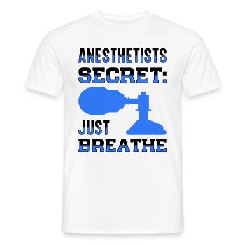Anesthesiologist Anesthesia Anesthesiology Anesthesiologist - Men's T-Shirt - white - Front - AI Model Male 178 dark (178cm)