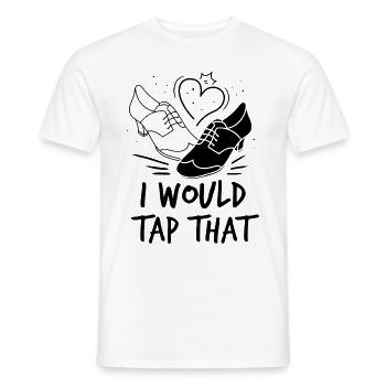 Tap Dancer Tap Dance Shoes Tap Dance Instructor - Men's T-Shirt - white - Front - AI Model Male 178 dark (178cm)