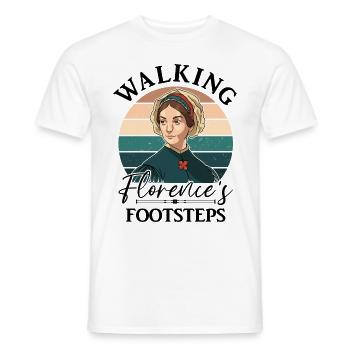Krankenschwester Florence Nightingale Medizinische - Männer T-Shirt - Weiß - Vorne - AI Model Male 178 dark (178cm)