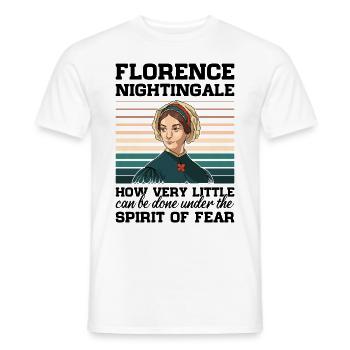 Krankenschwester Florence Nightingale Medizinische - Männer T-Shirt - Weiß - Vorne - AI Model Male 178 dark (178cm)