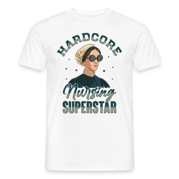 Krankenschwester Florence Nightingale Medizinische - Männer T-Shirt - Weiß - Vorne - AI Model Male 178 dark (178cm)