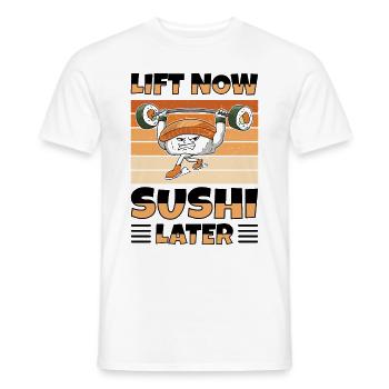 Cuisine japonaise Sushi Lovers Bodybuilders - T-shirt homme - blanc - Devant - AI Model Male 178 dark (178cm)