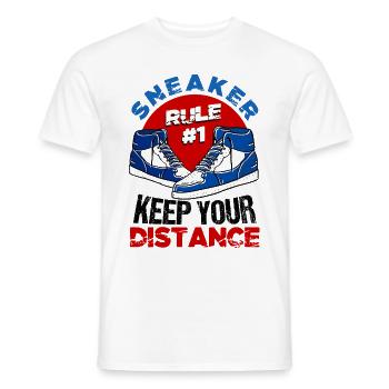 Shoe Collector Shoemaker Sneaker Addict - Men's T-Shirt - white - Front - AI Model Male 178 dark (178cm)