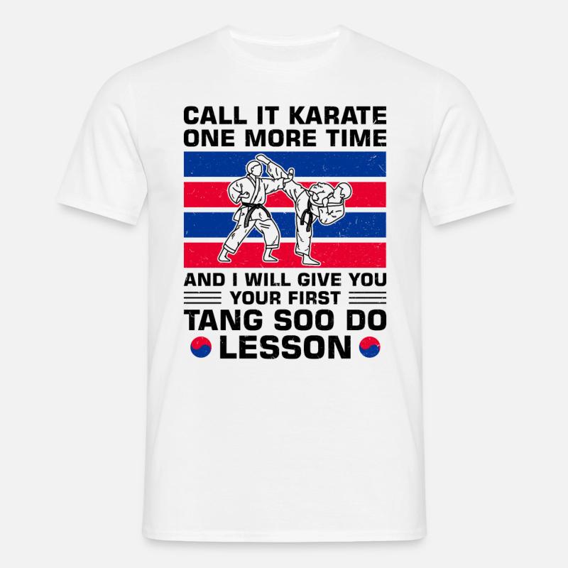 Tang Soo Do Geschenk - Männer T-Shirt - Weiß