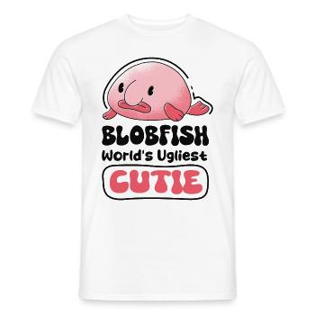 Biologiste marin Poissons d’eau profonde Blob Océan - T-shirt homme - blanc - Devant - AI Model Male 178 dark (178cm)