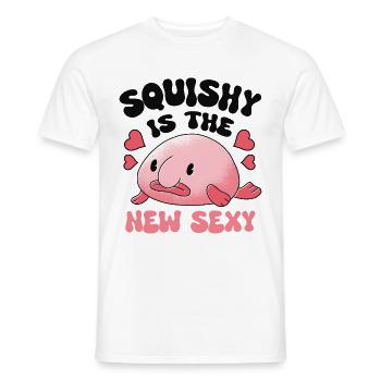 Marine Biologist Deep Sea Fish Blob Fish Ocean - Men's T-Shirt - white - Front - AI Model Male 178 dark (178cm)