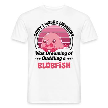 Meeresbiologe Tiefseefisch Blobfisch Ozean - Männer T-Shirt - Weiß - Vorne - AI Model Male 178 dark (178cm)