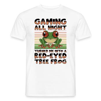 Besitzer Eines Amphibienliebhabers Mit Einem - Männer T-Shirt - Weiß - Vorne - AI Model Male 178 dark (178cm)