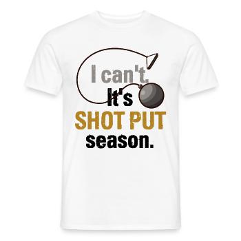 Athletics Athletics Throw Athlete - Men's T-Shirt - white - Front - AI Model Male 178 dark (178cm)